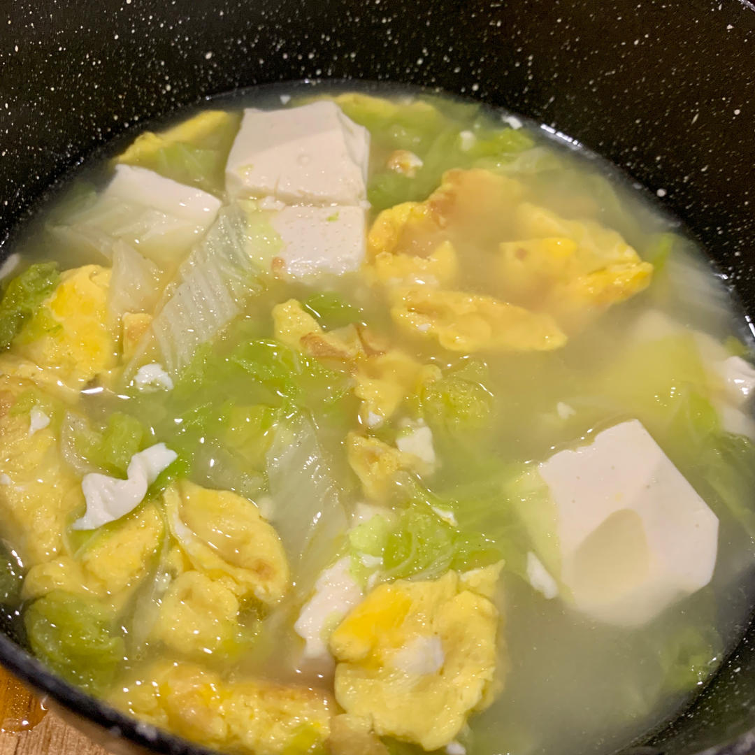 超级减肥🥗娃娃菜鸡蛋汤