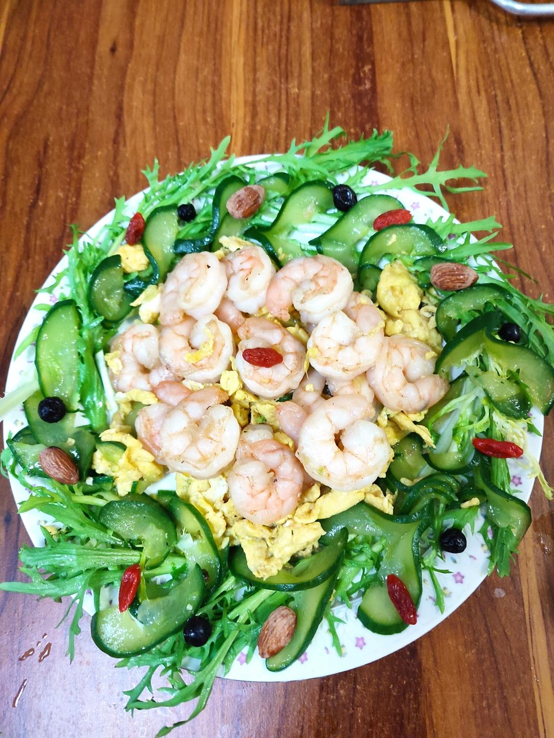 年夜饭系列之黄瓜花拼盘