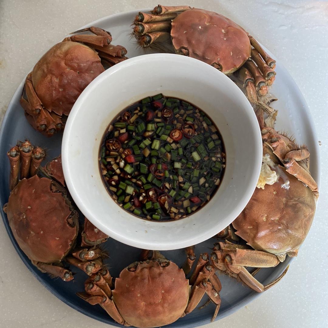 清蒸大闸蟹