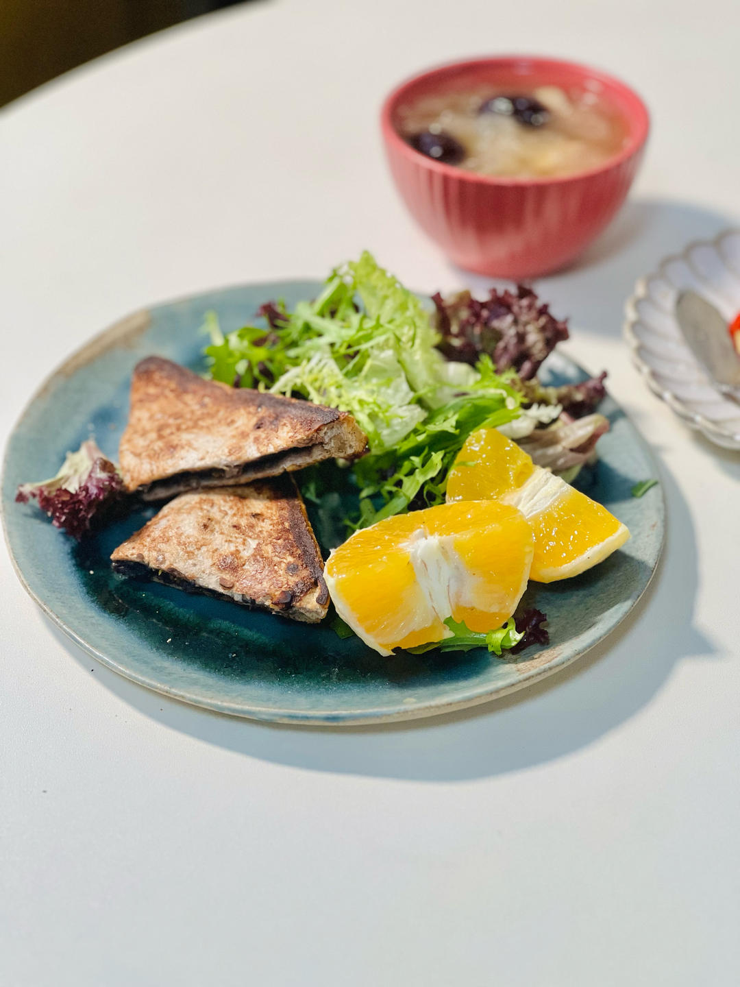 橙皮豆沙热压三明治🥪