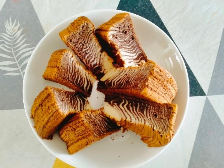 斑马纹酸奶蛋糕