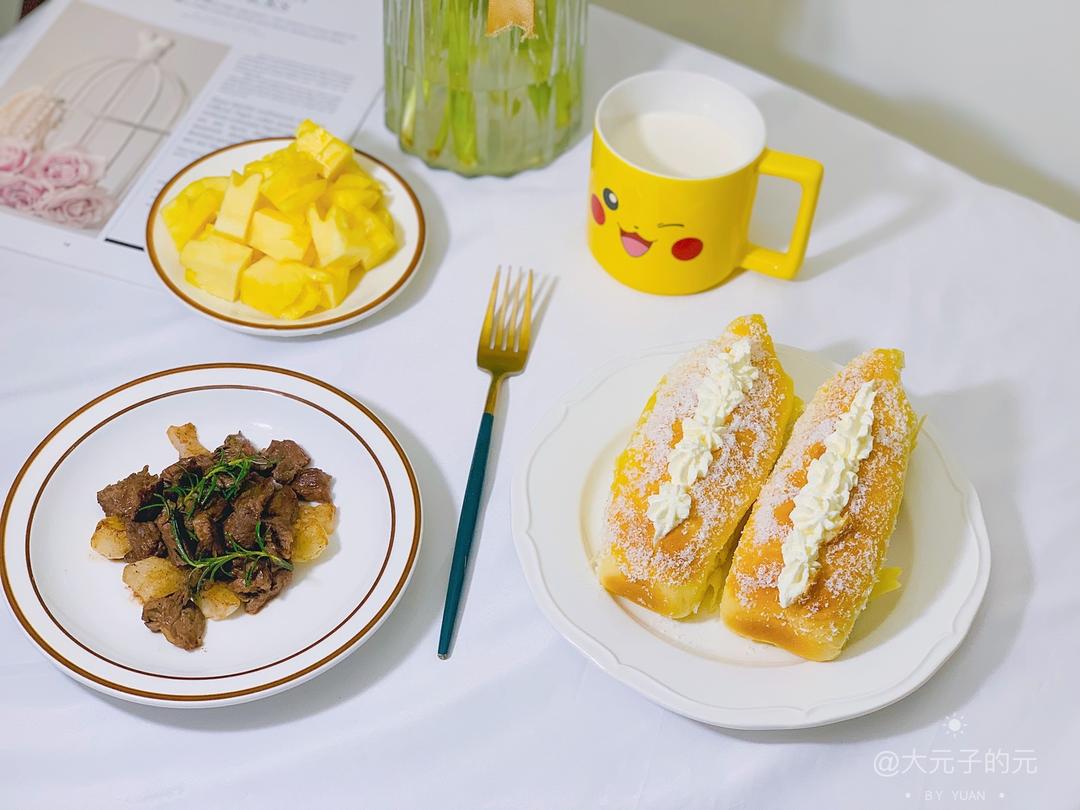 纯奶手撕吐司的做法 步骤1