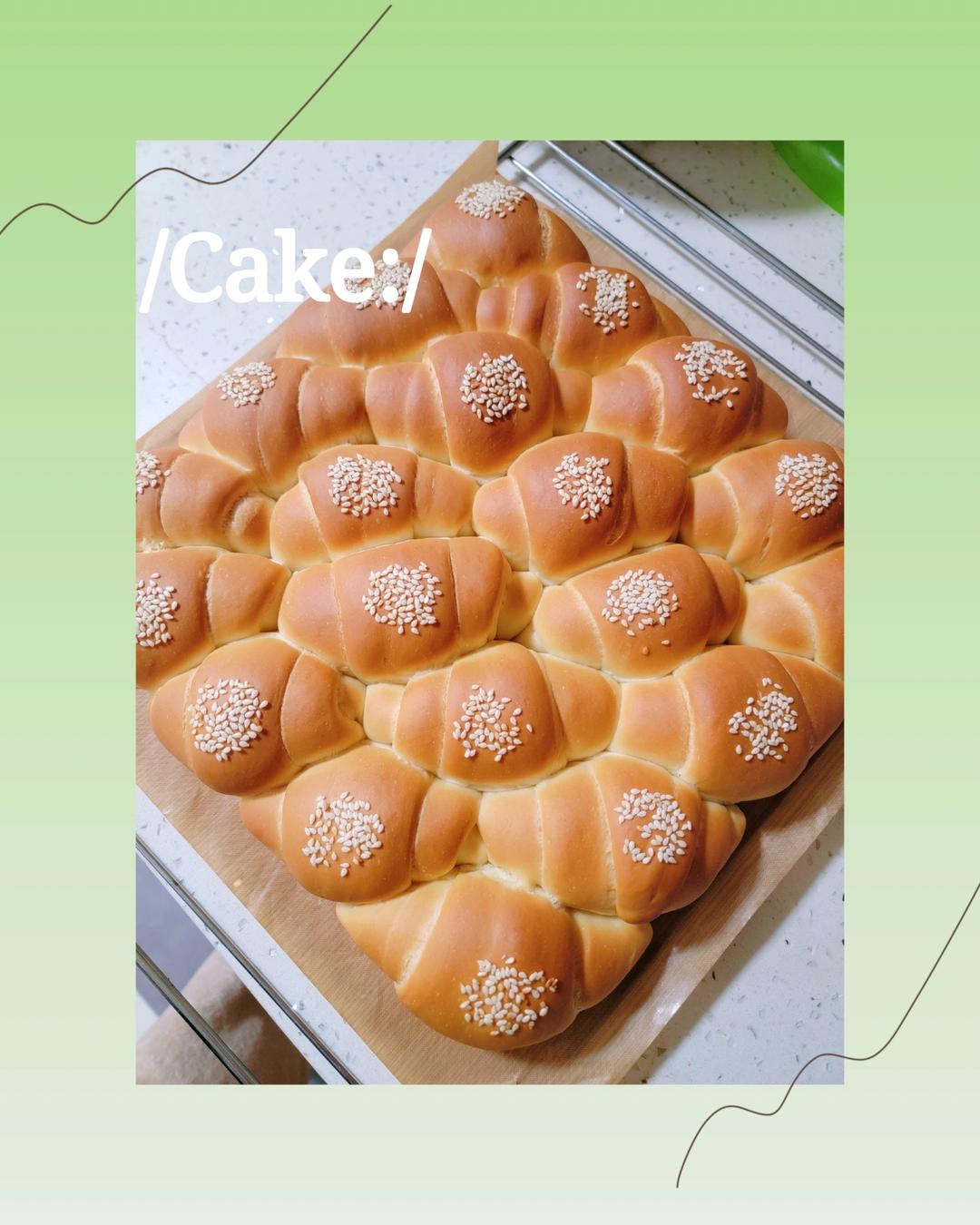 牛奶面包卷（直接法）