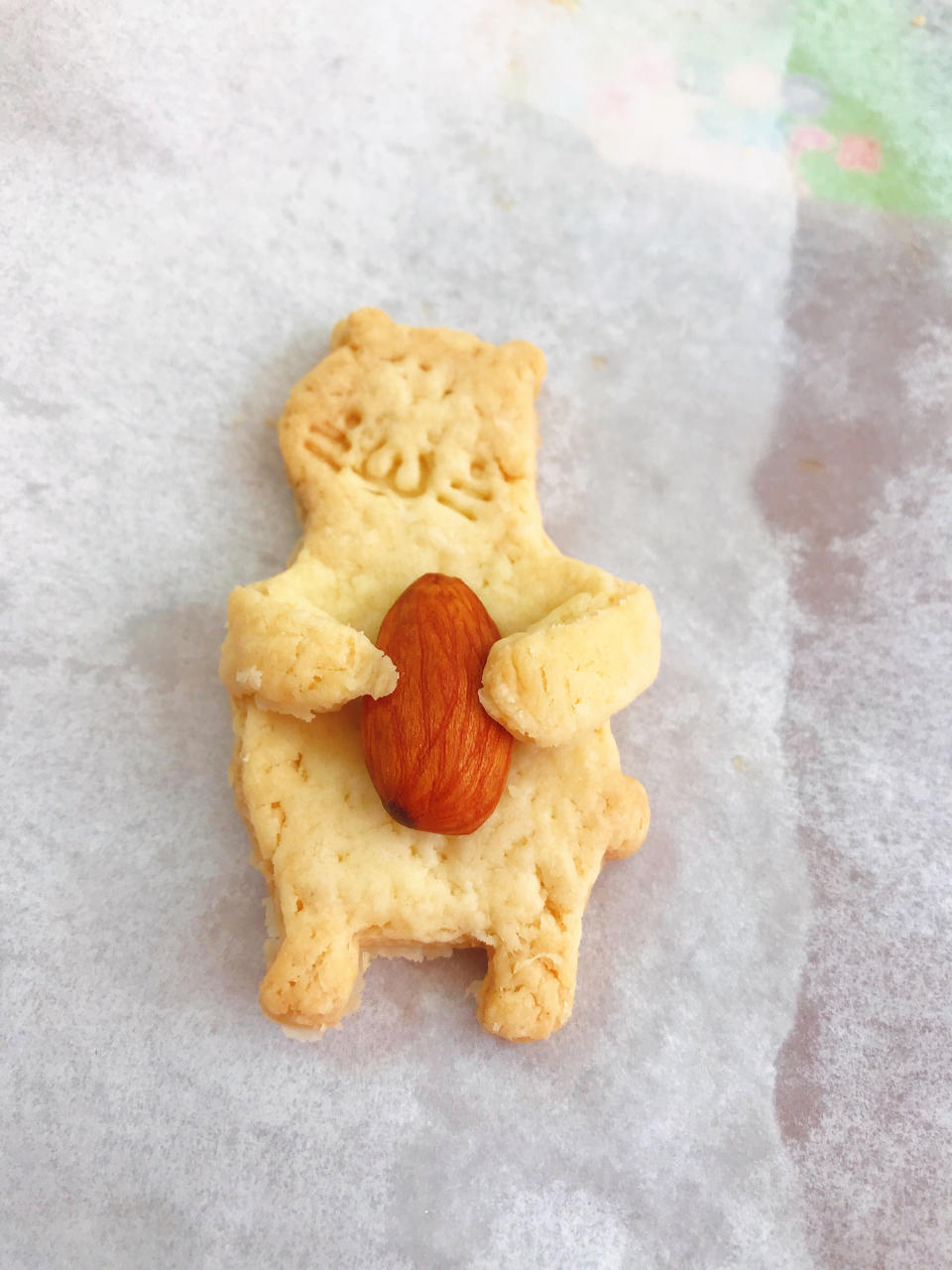 超可爱的抱抱熊饼干