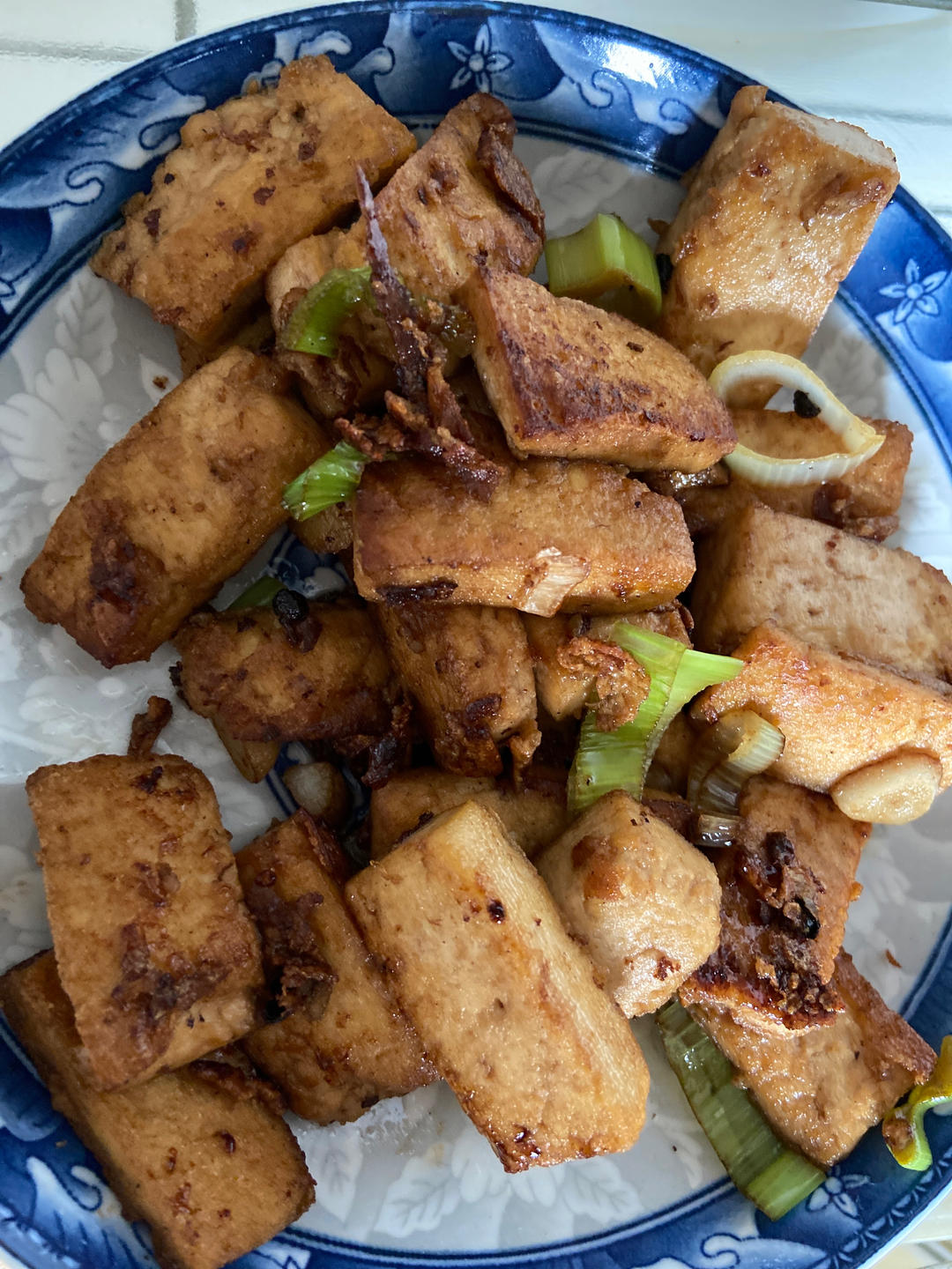 蒜香煎豆腐 炒鸡无敌美味