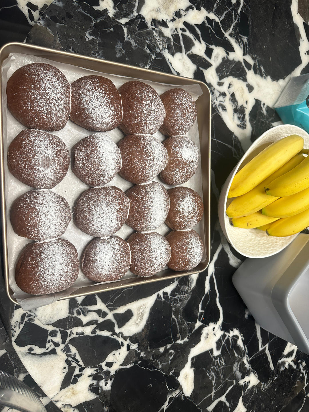 MM 巧克力可可流心小餐包○软面包