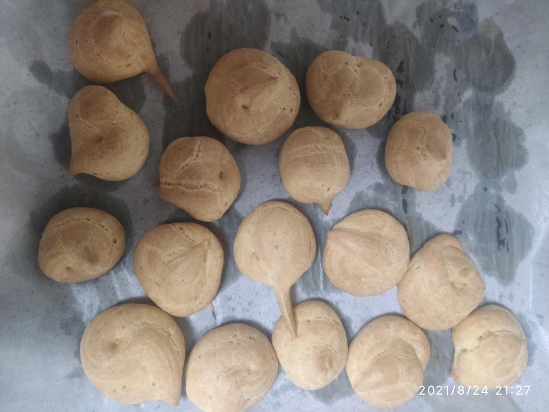 简单易成功的奶油小泡芙做法