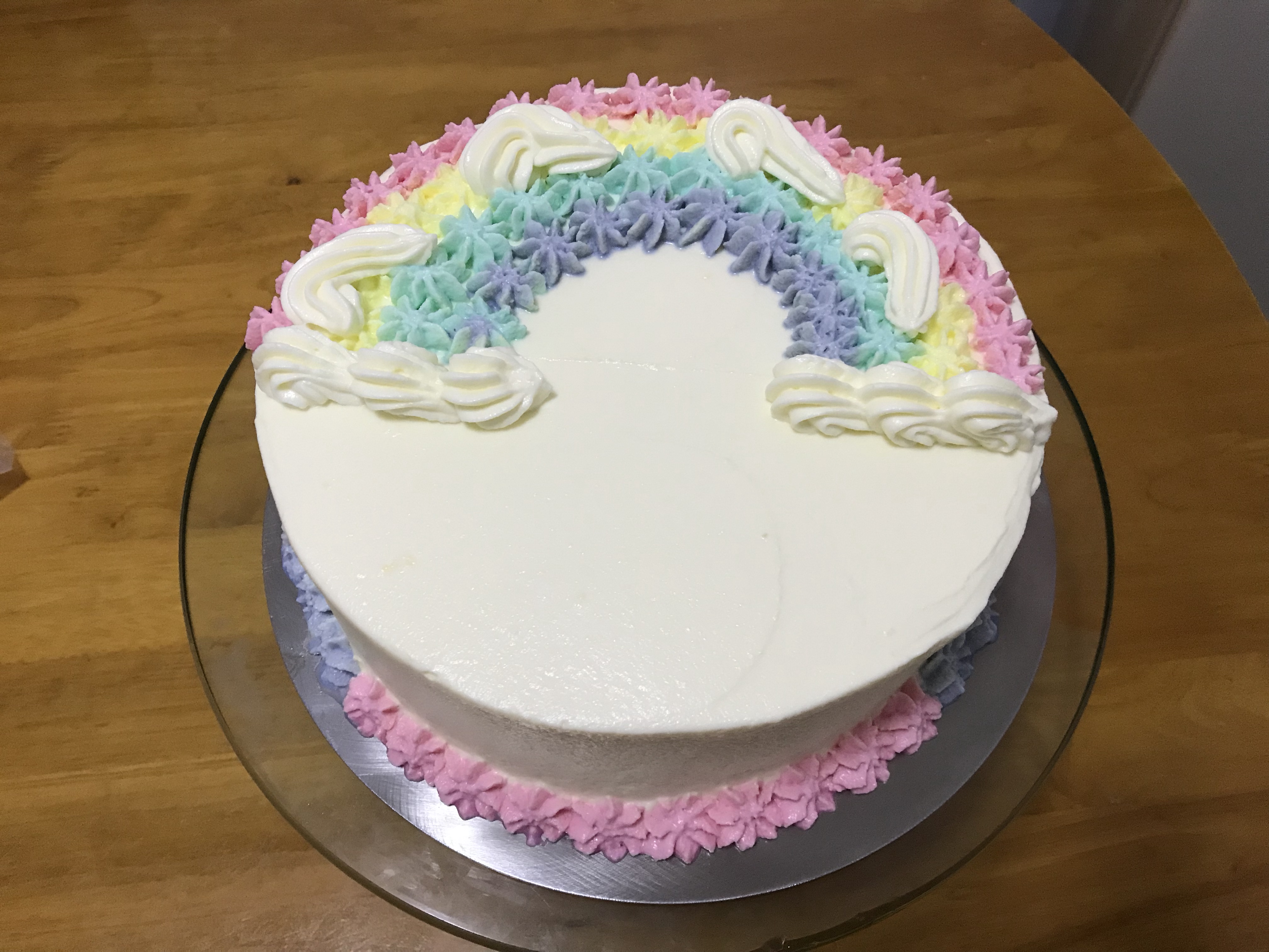 彩虹蛋糕（附8寸戚风的制作及低中高粉的转换）的做法