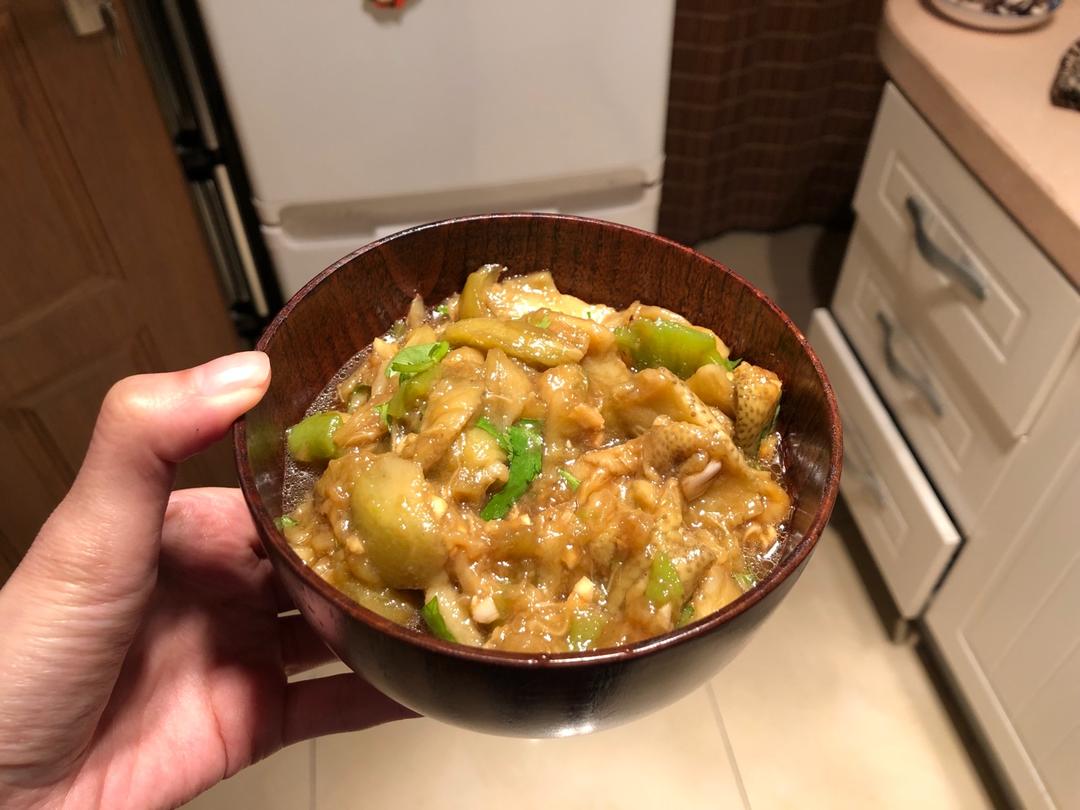 擂椒茄泥，一道爽口的小菜！