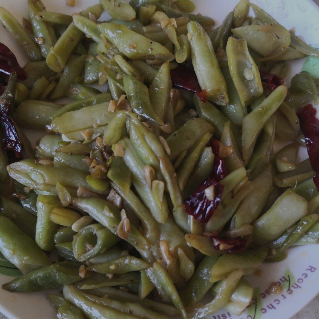 给肉都不换的炒豆角