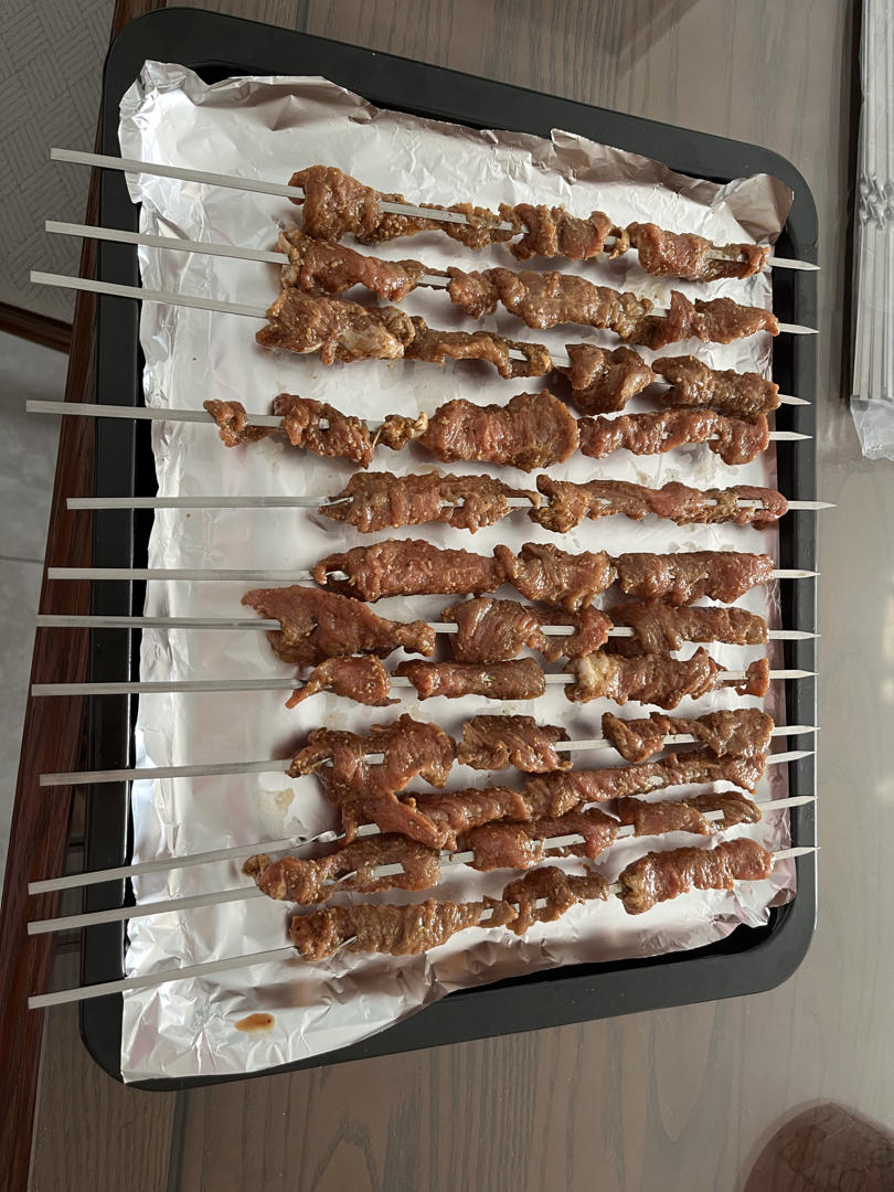 烤羊肉串
（烤箱版）