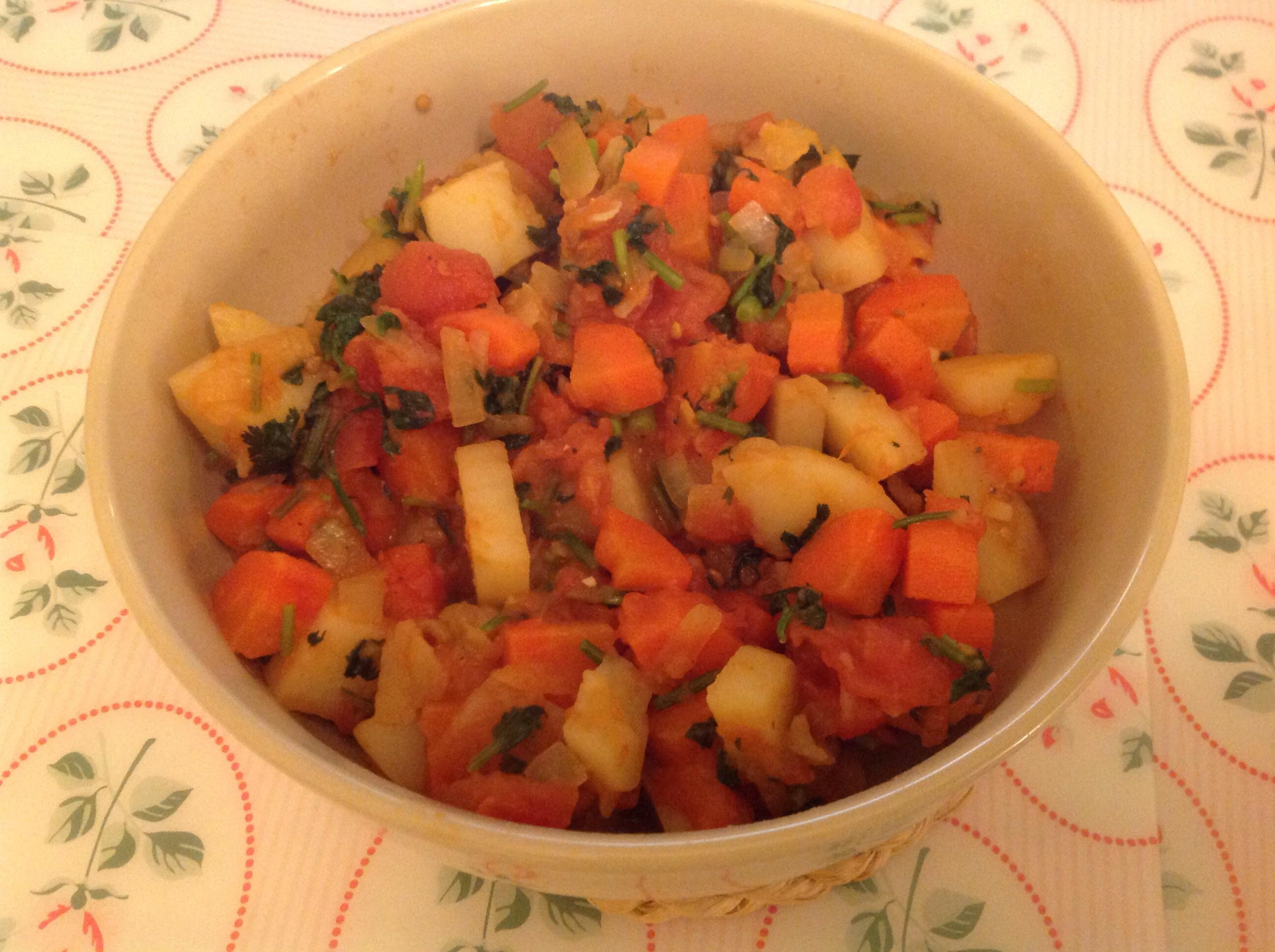 牛肉汤烩胡萝卜土豆的做法 步骤6