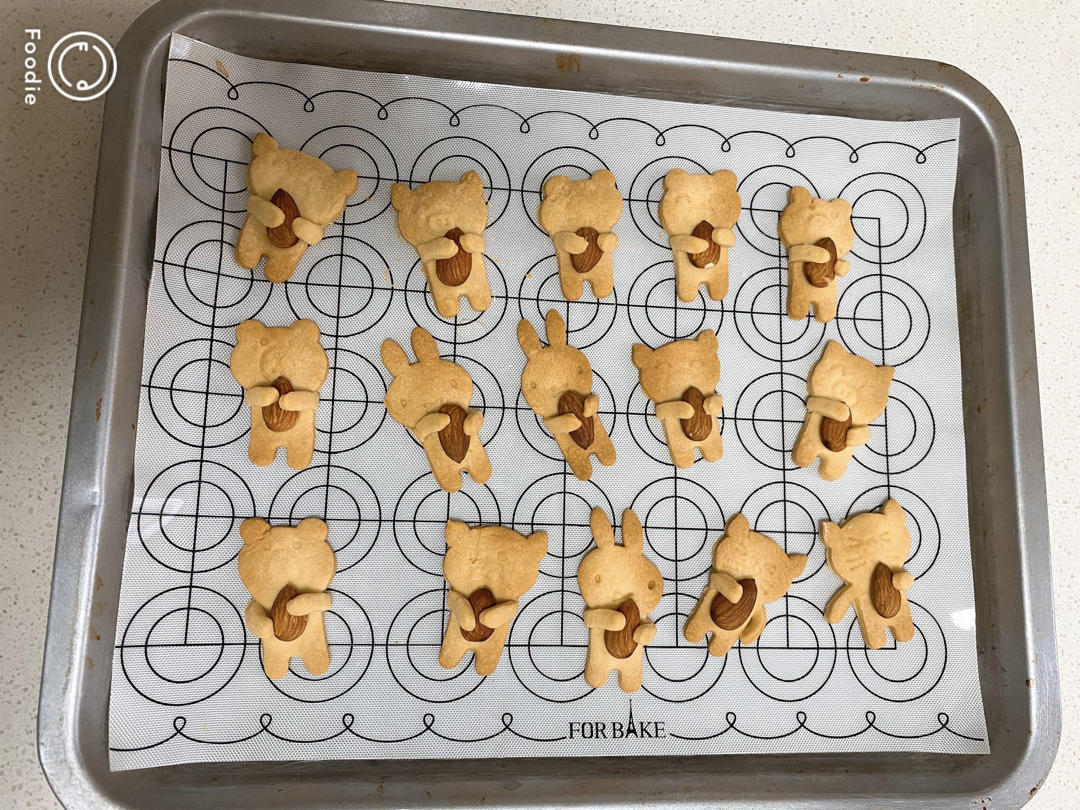 「ʕ·͡ˑ·ཻʔෆ⃛ʕ•̫͡•ོʔ喜欢杏仁的抱抱熊饼干」