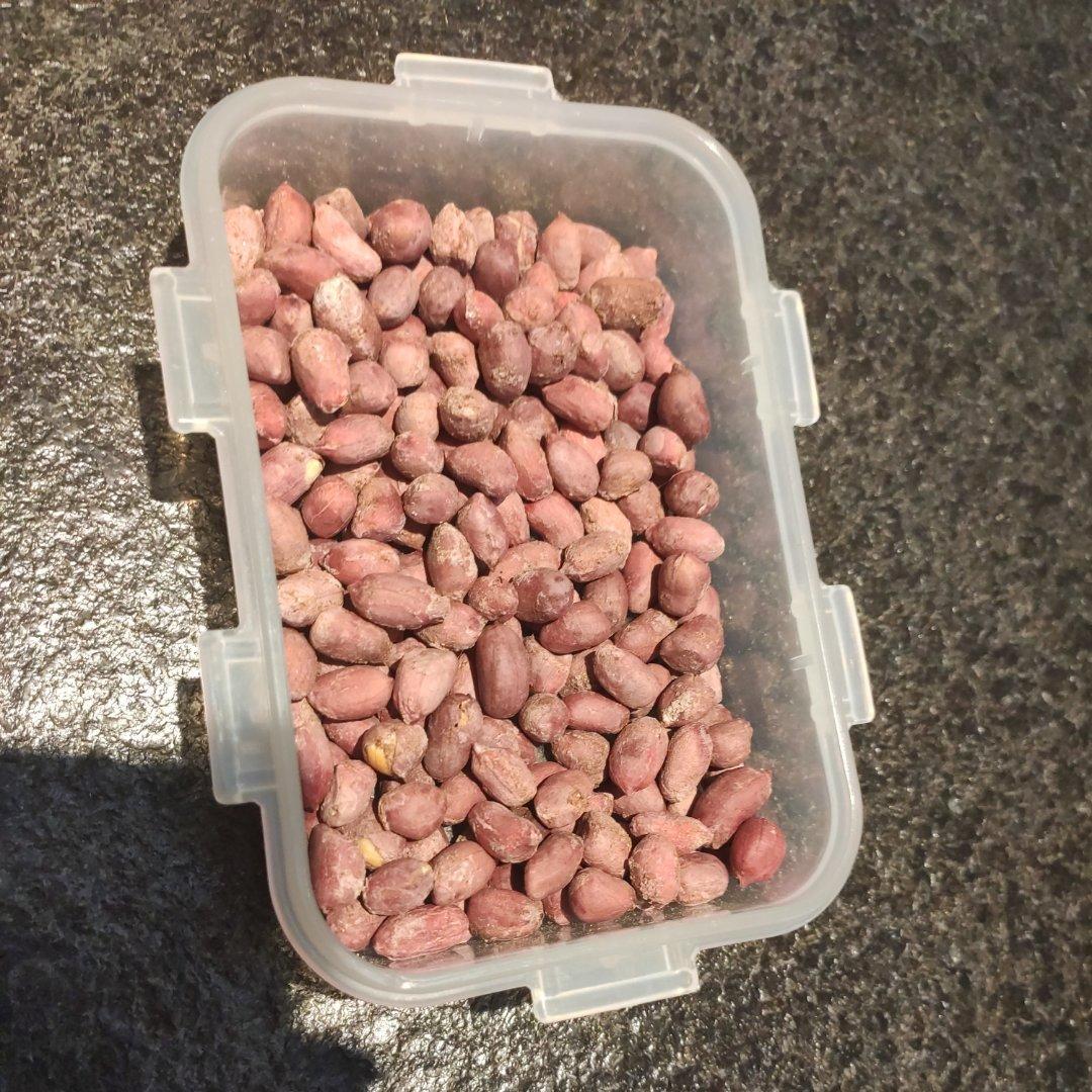 微波炉盐焗五香花生米