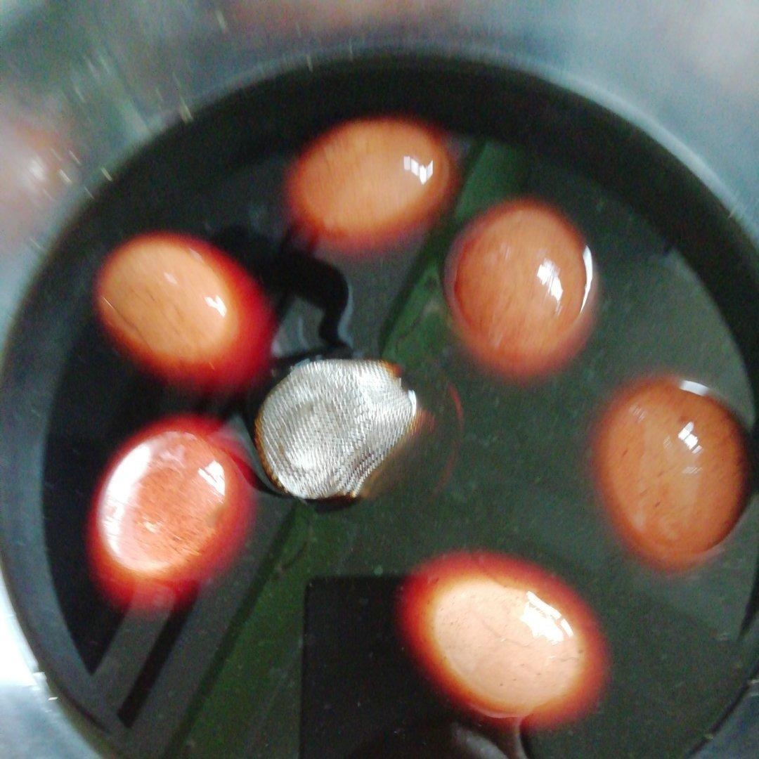 电饭煲煮五香茶叶蛋