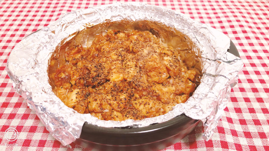 你是闪亮的星做的锡纸鸡胸肉,好吃不胖,吃完不刷锅