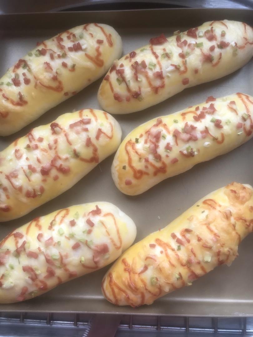 香葱火腿肉松面包