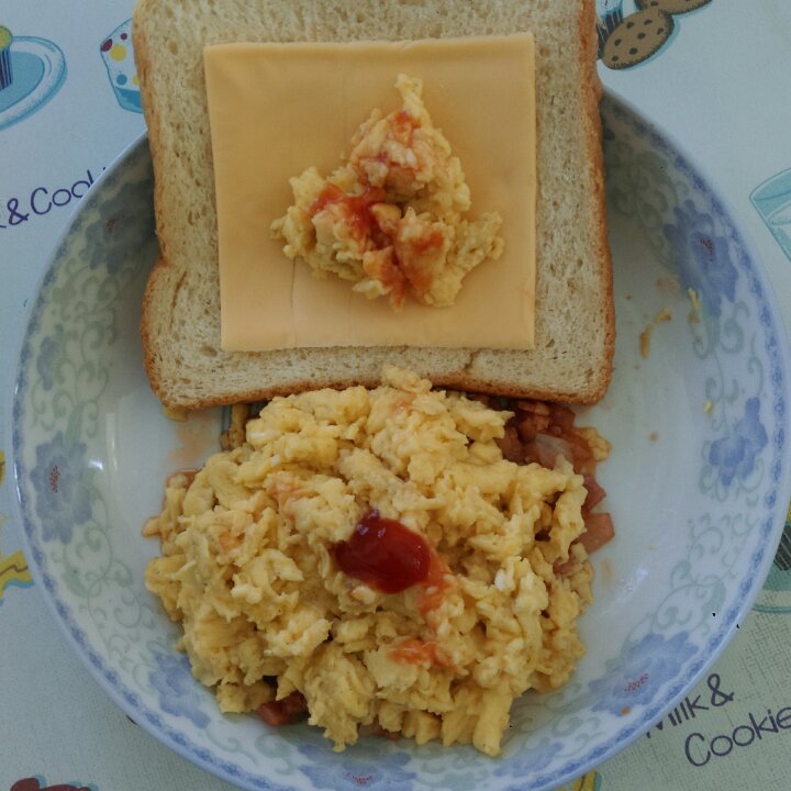 美式炒蛋 scrambled eggs