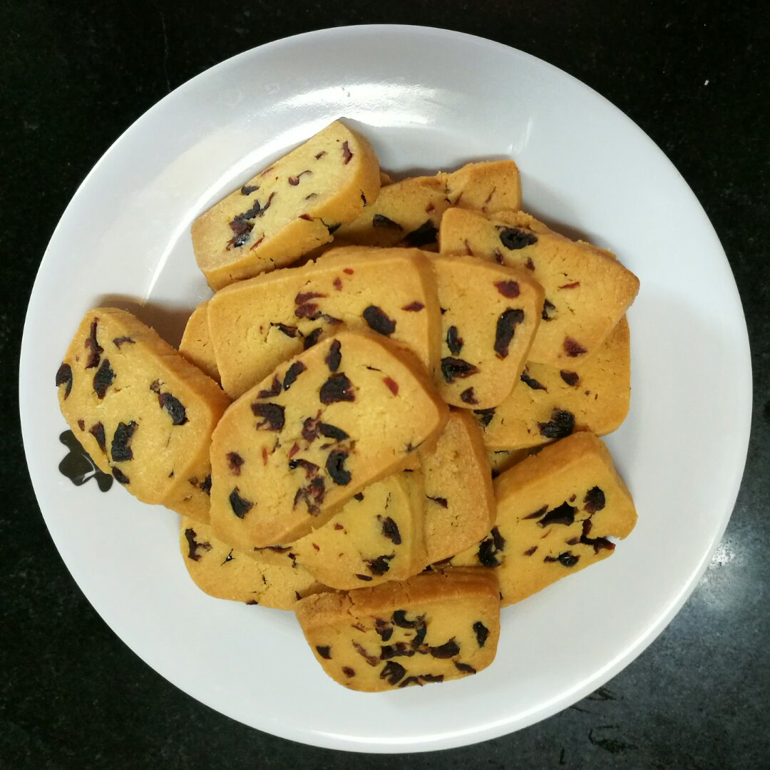 低糖少油版蔓越莓饼干