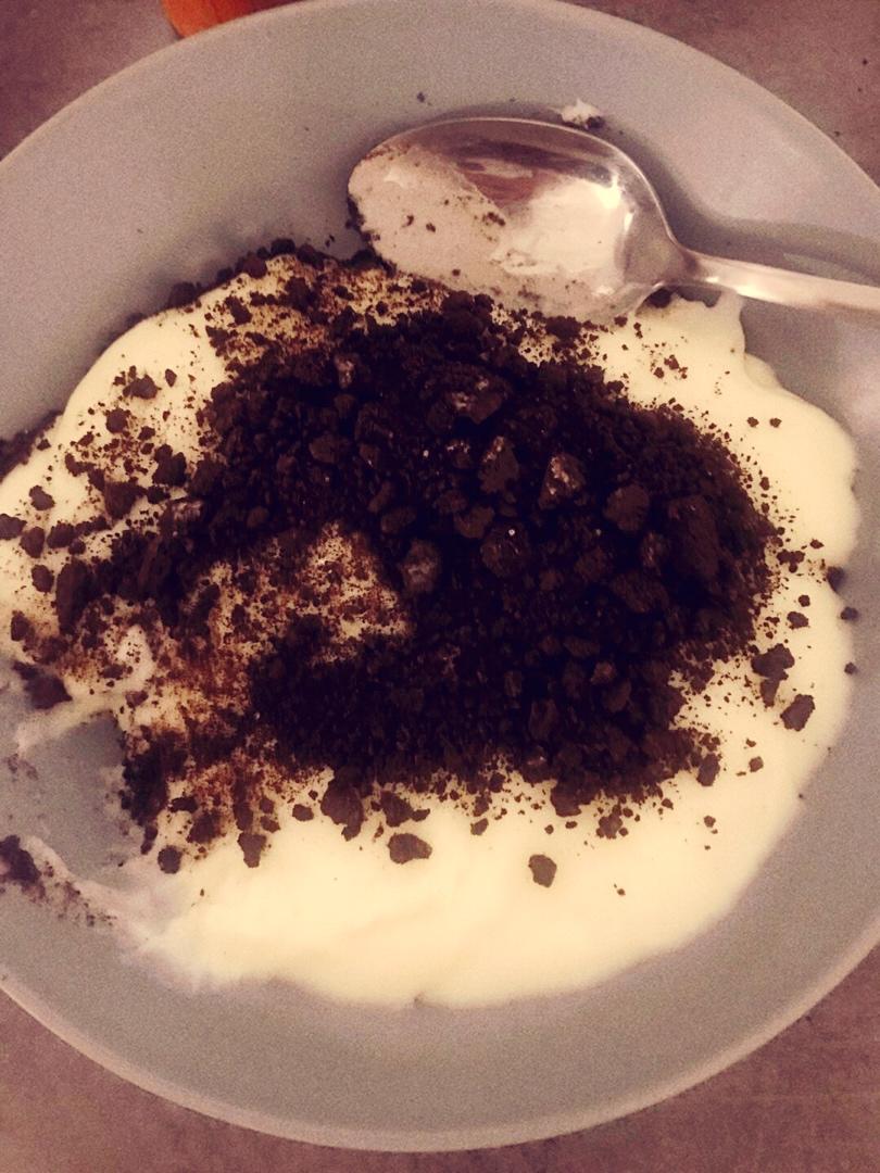 奥利奥鲜奶麻薯