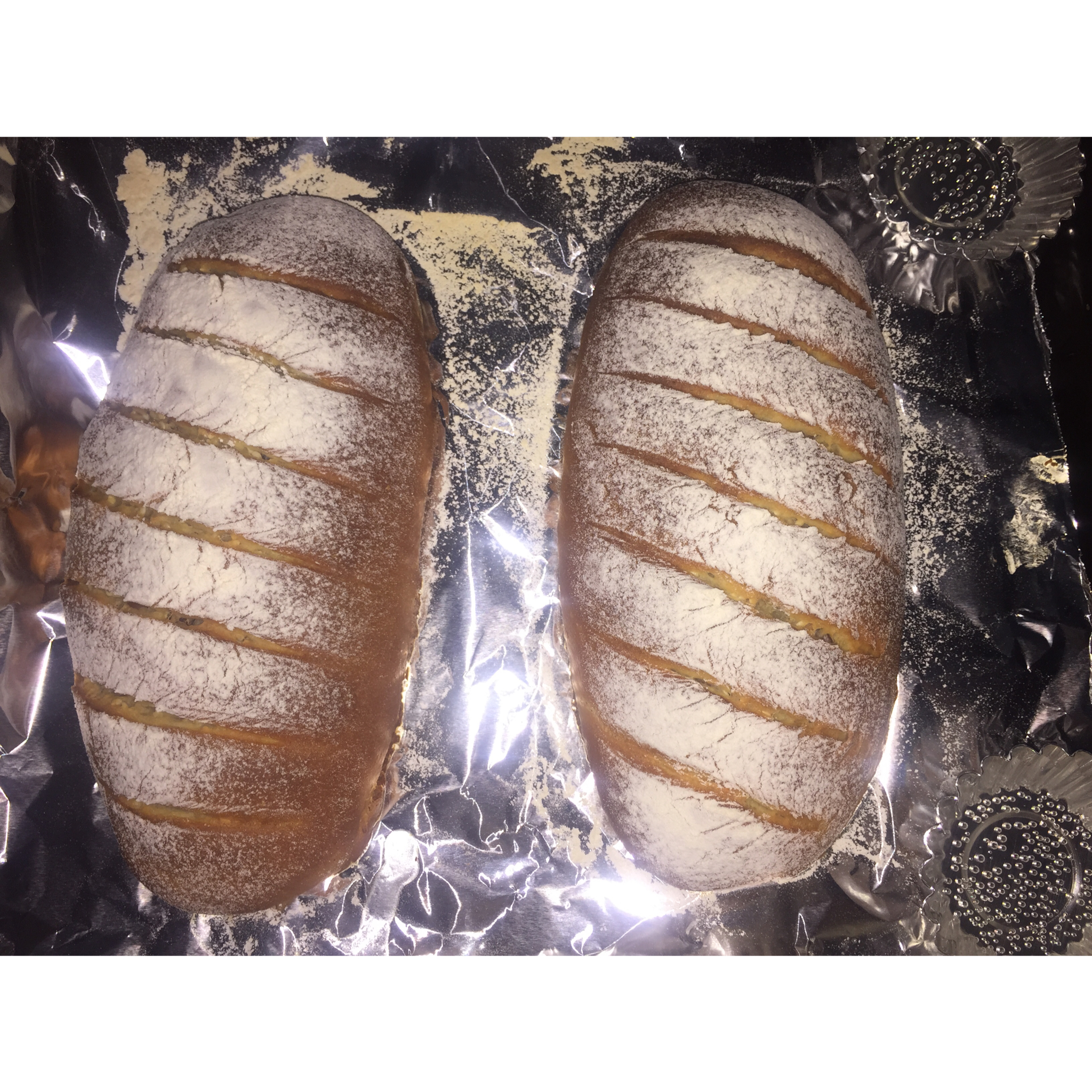 黑麦核桃红糖面包