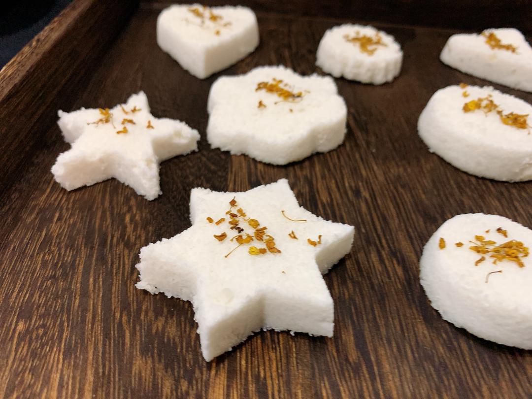 步骤图 超级简单的宫廷桂花糕 超好吃哟的做法 超级简单的宫廷桂花糕 超好吃哟的做法步骤 菜谱 下厨房