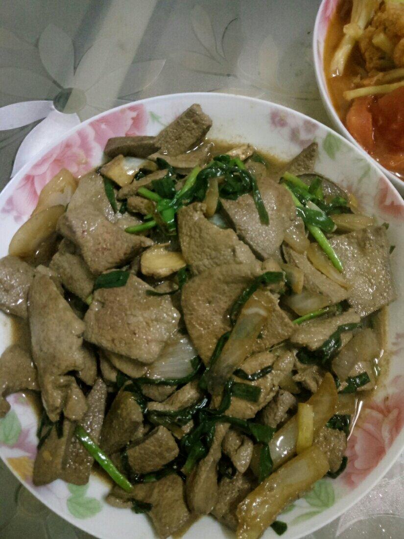 嫩炒猪肝