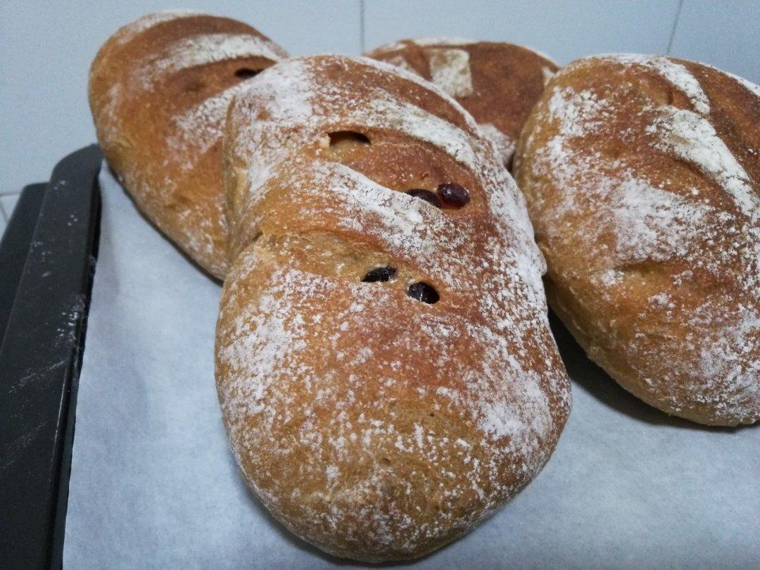 蔓越莓全麦黑糖面包