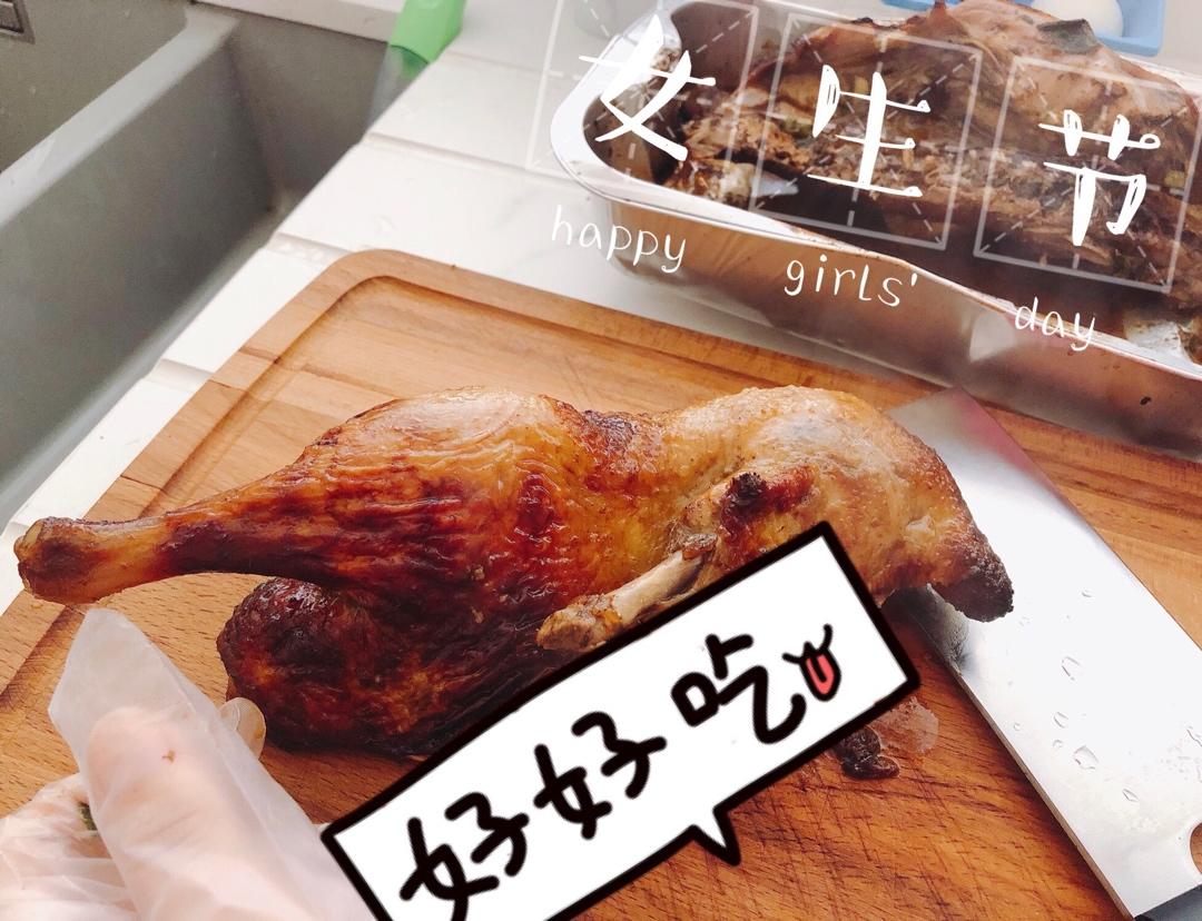 烤箱自制广式烧鸭