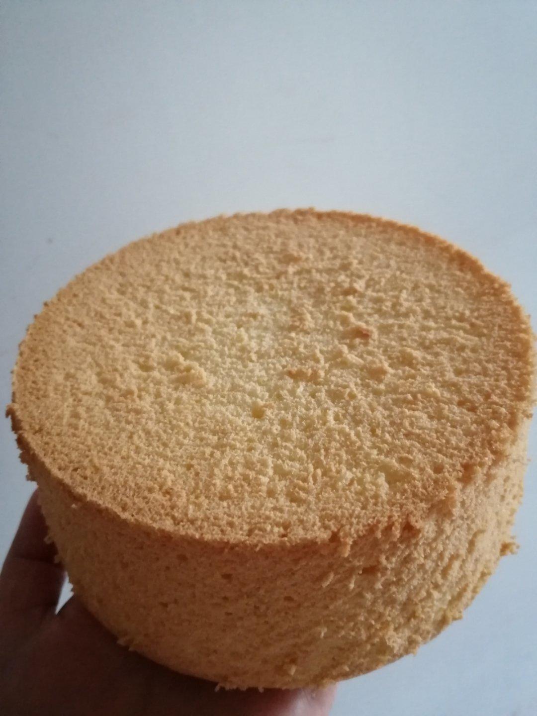 戚风蛋糕，不开裂不回缩～（6寸）