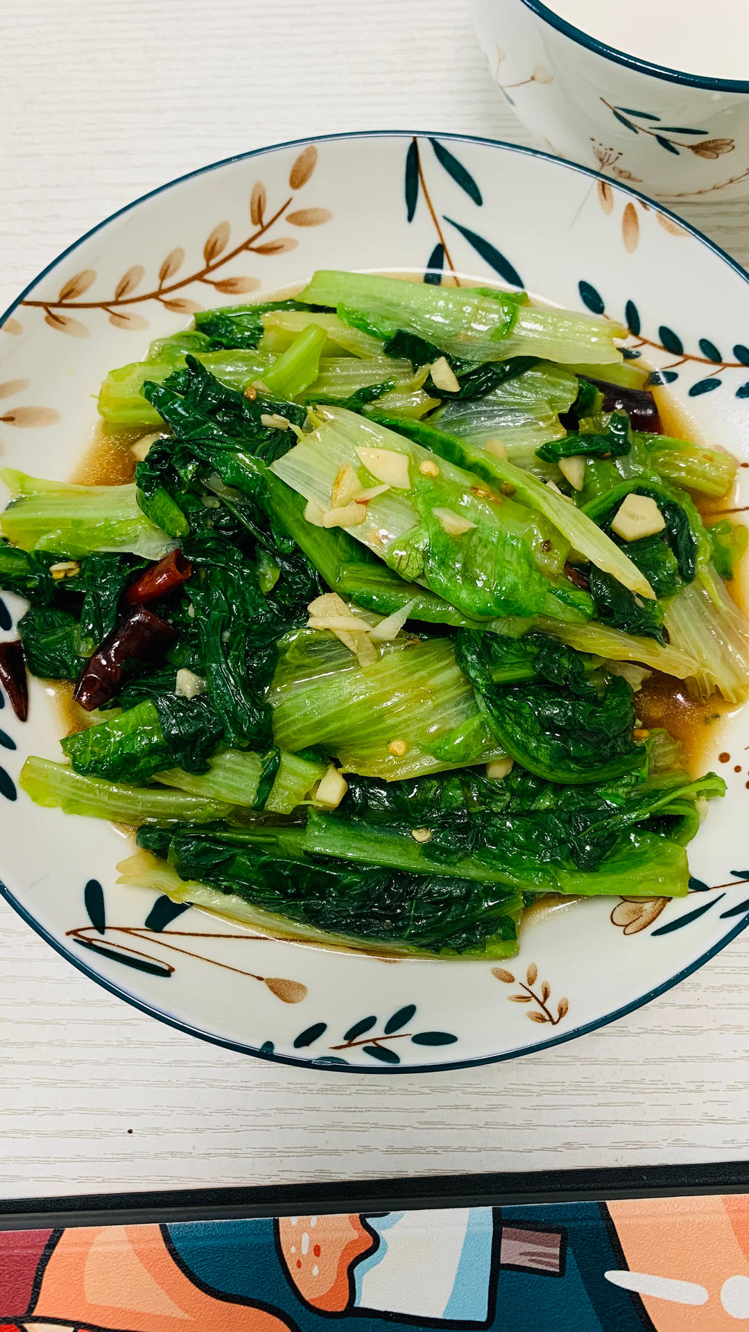 清炒油麦菜