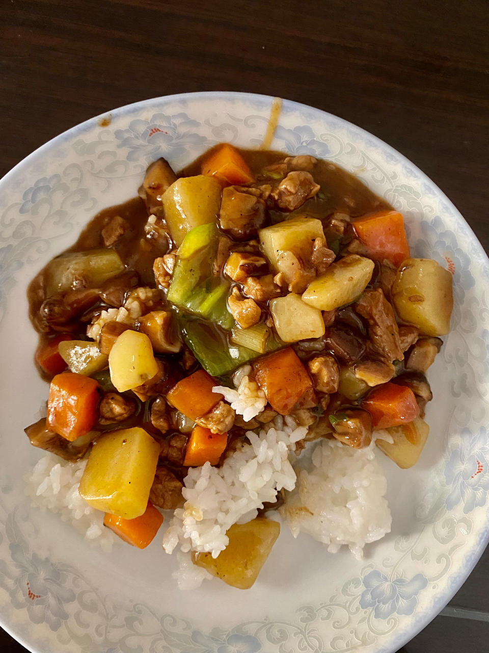 ㊙️香菇土豆肉沫拌饭❗️比外卖还好吃