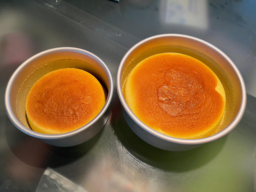 8寸轻乳酪蛋糕不开裂不缩腰