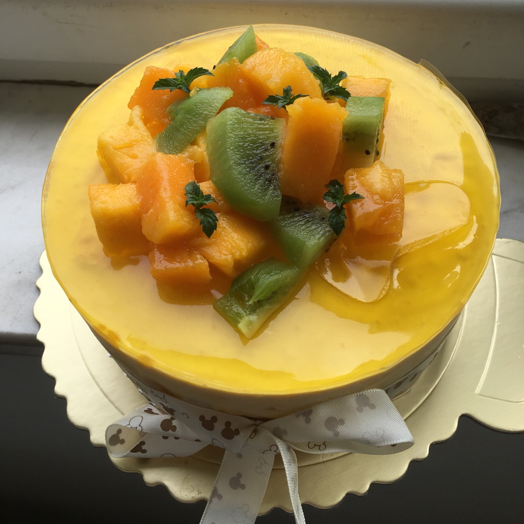 【视频】芒果慕斯（6寸） | 含镜面果胶配方