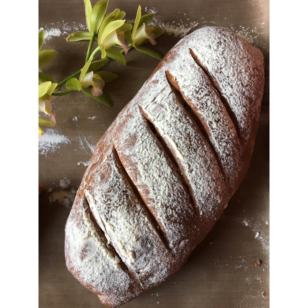 黑麦核桃红糖面包