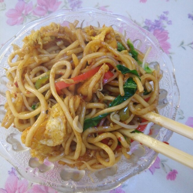 炒方便面