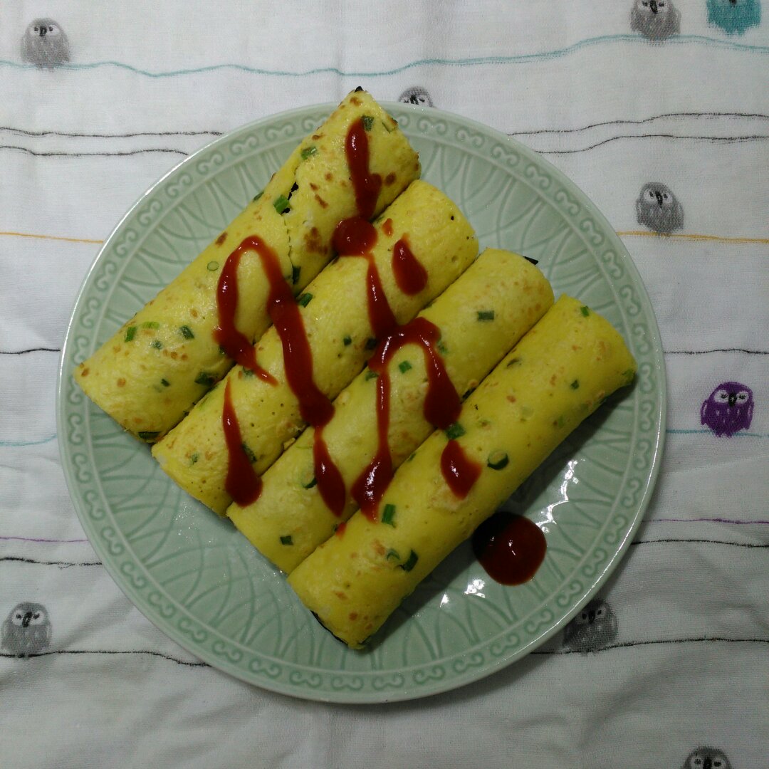 葱花鸡蛋饼