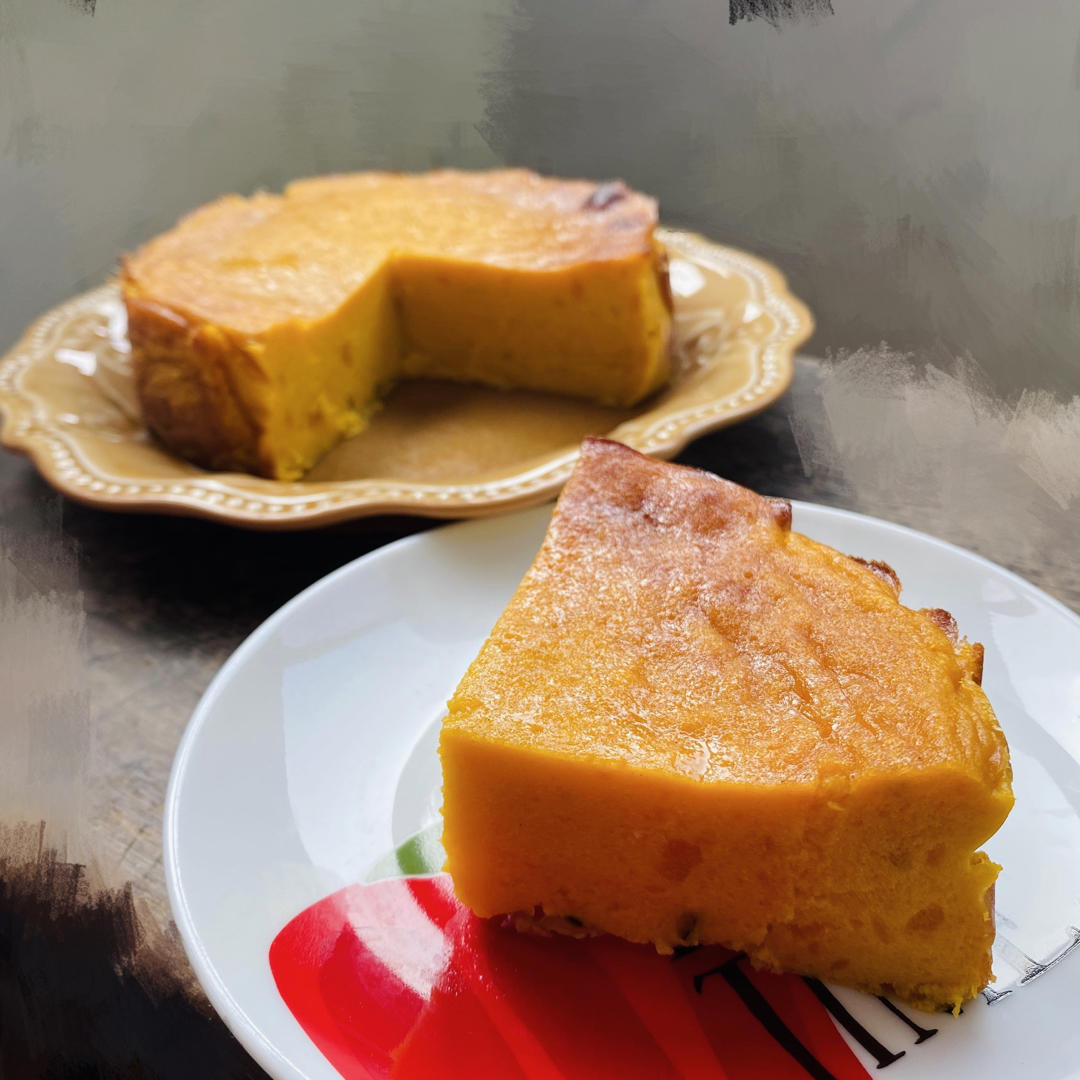 🎃南瓜牛奶布丁蛋糕🎃