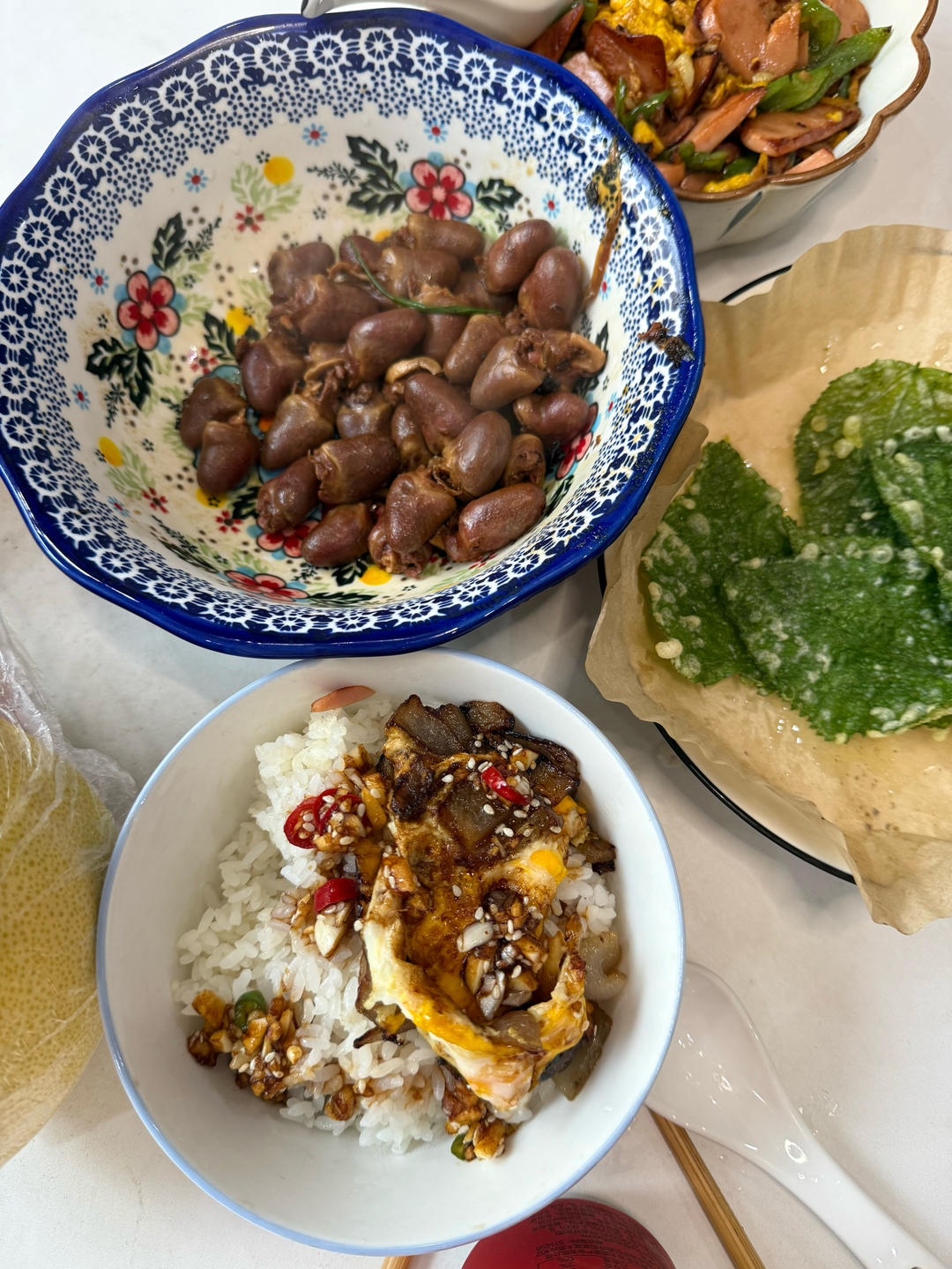 青椒火腿炒鸡蛋