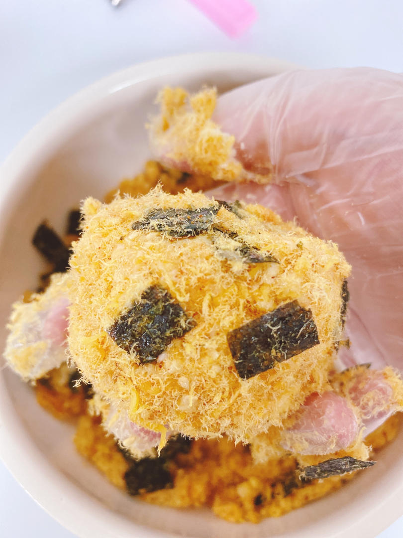 【有奖跟做】海苔肉松小贝蛋糕|酥松绵软