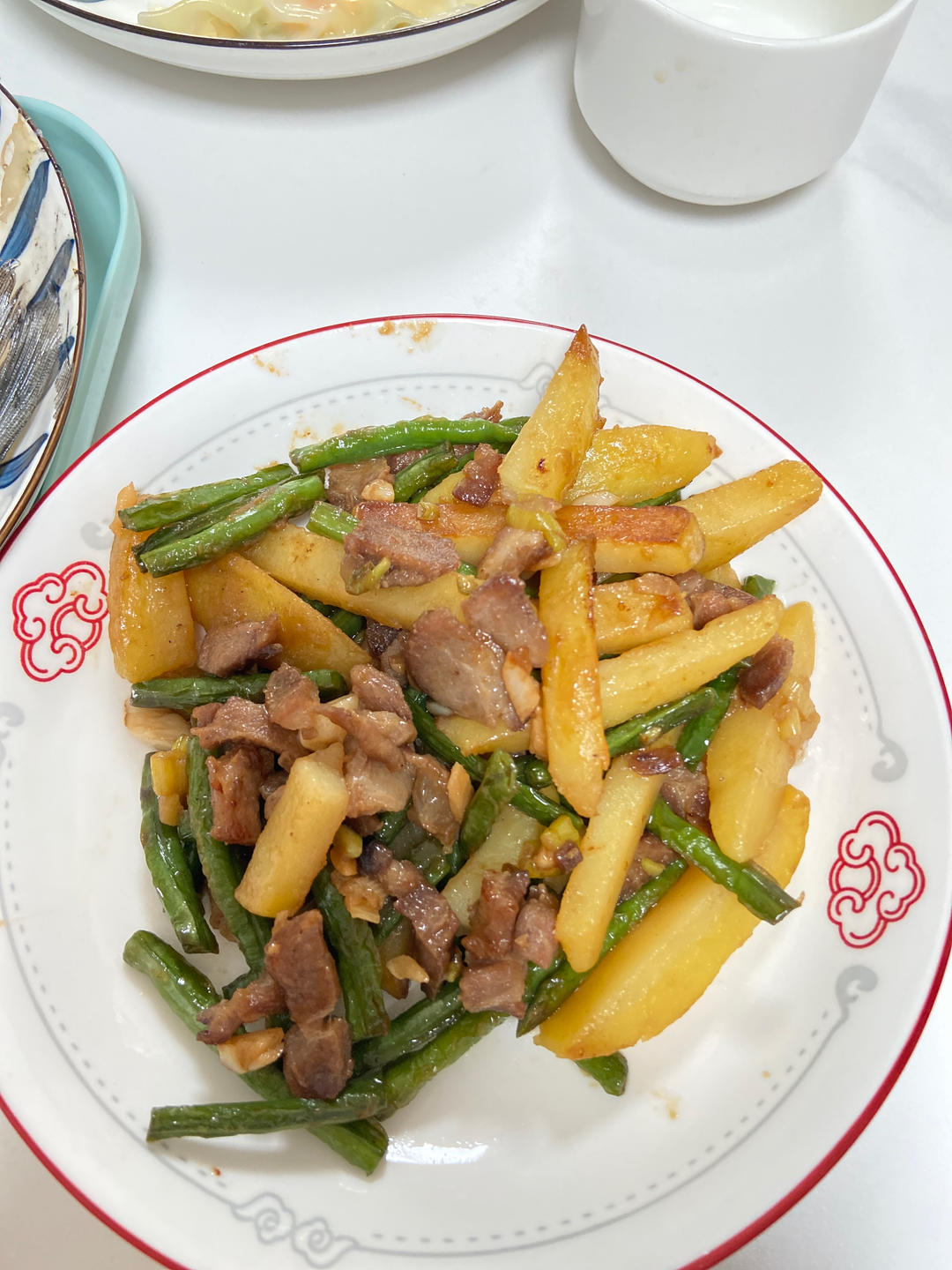 当长豆角遇上胖土豆