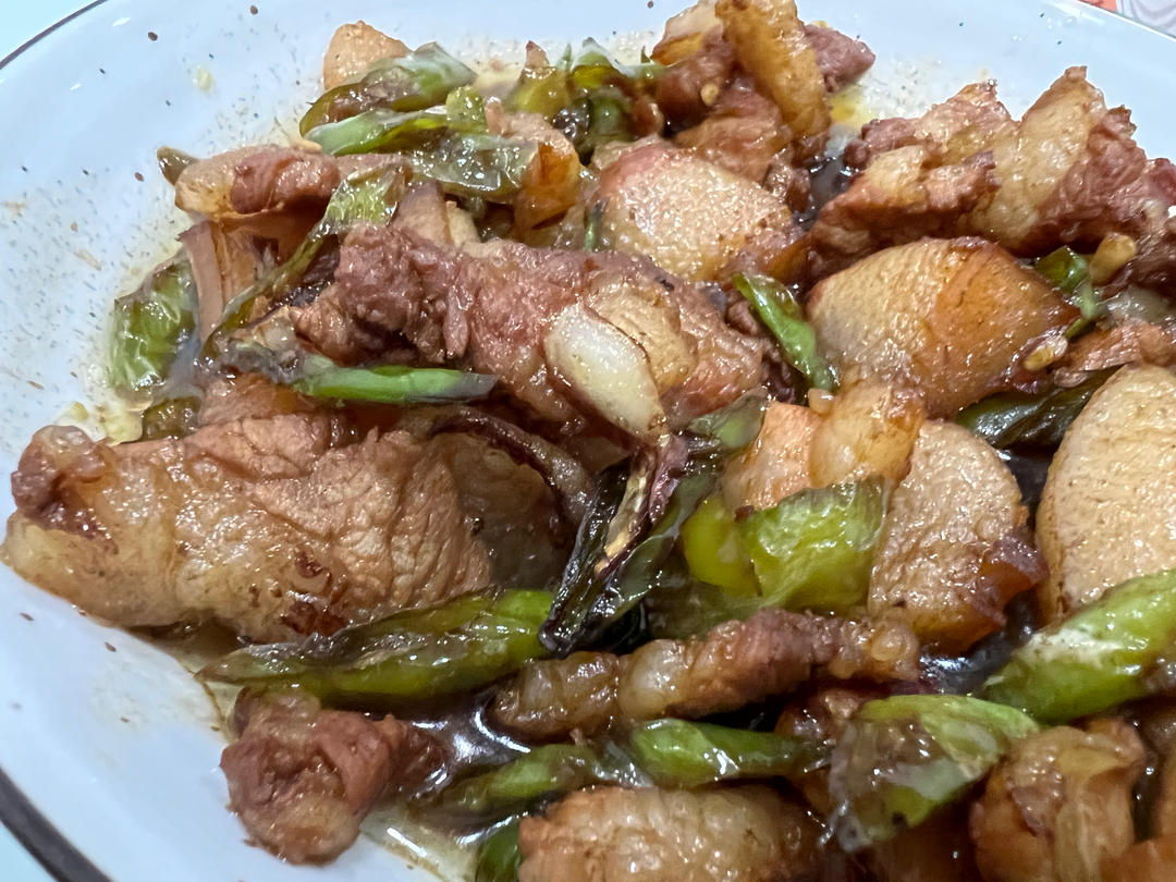 农家小炒肉【记忆中勾魂的油汤】