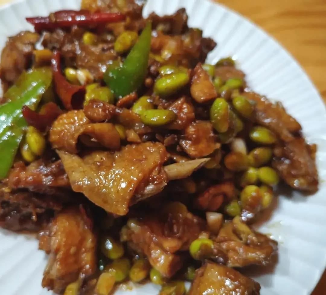 下饭菜｜毛豆烧鸡腿🍗真的pangpang香🔥