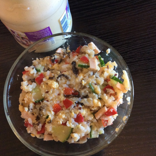 低卡瘦身紫菜蛋炒饭