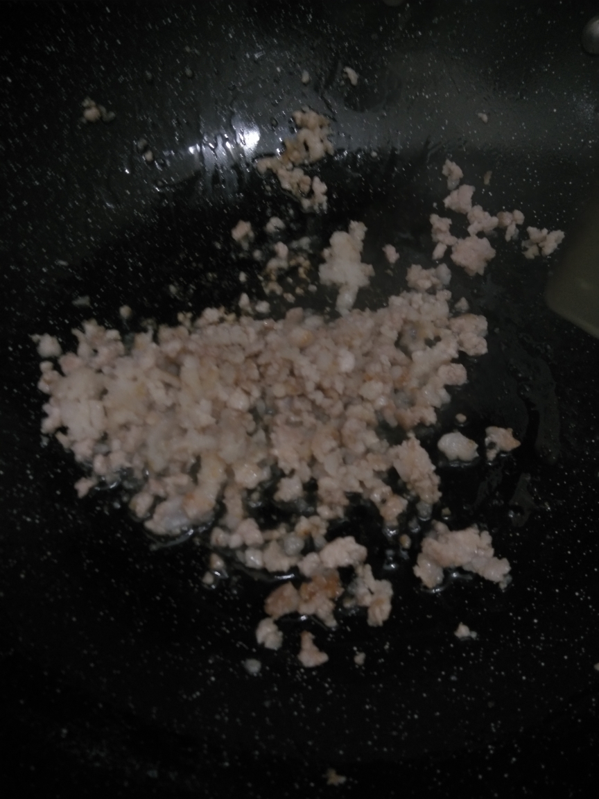 肉沫煎豆腐的做法 步骤1