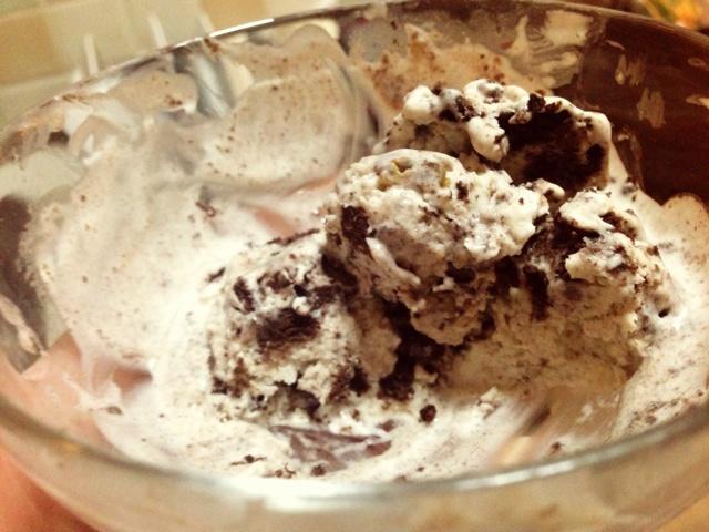 简易版椰子oreo冰淇淋