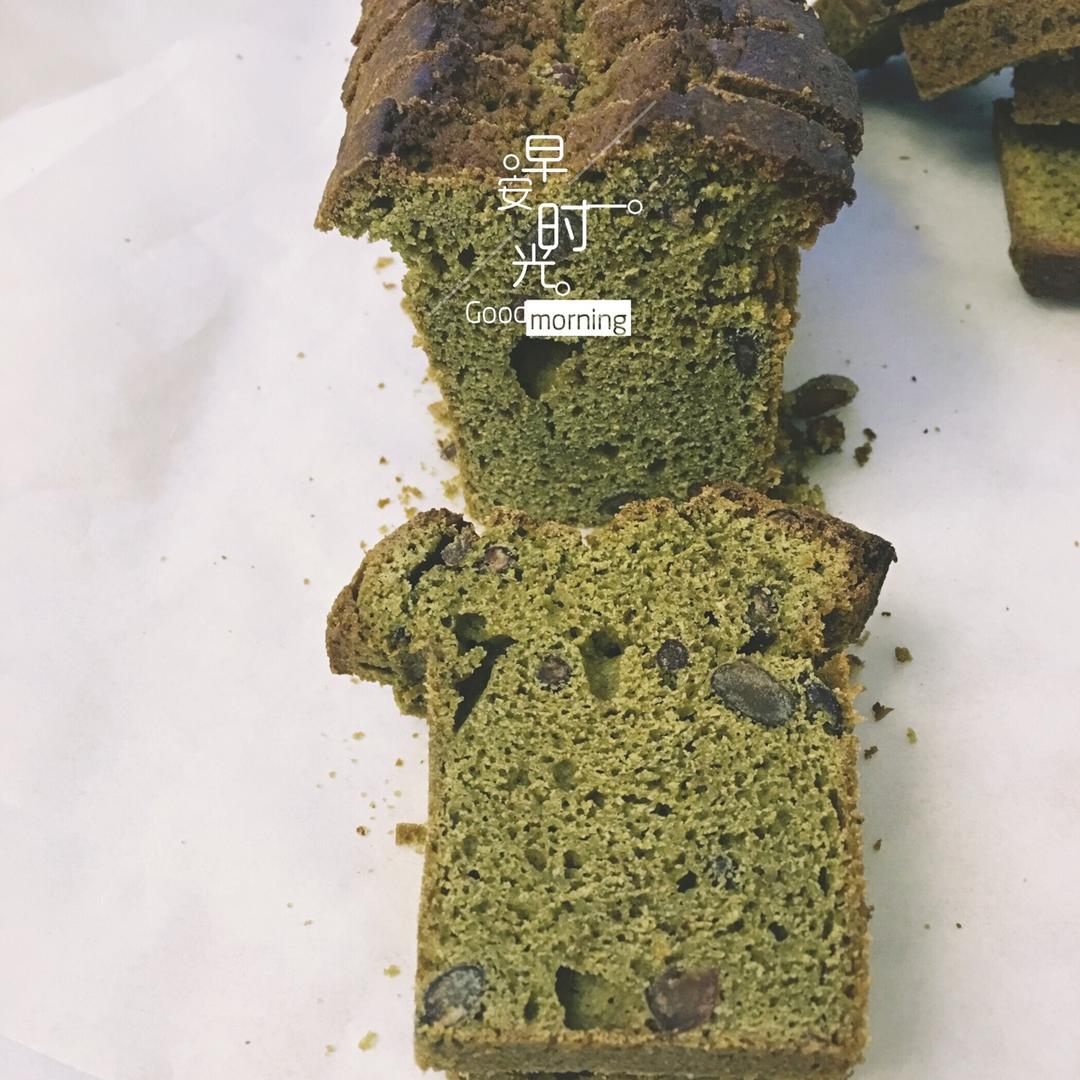 抹茶红豆磅蛋糕