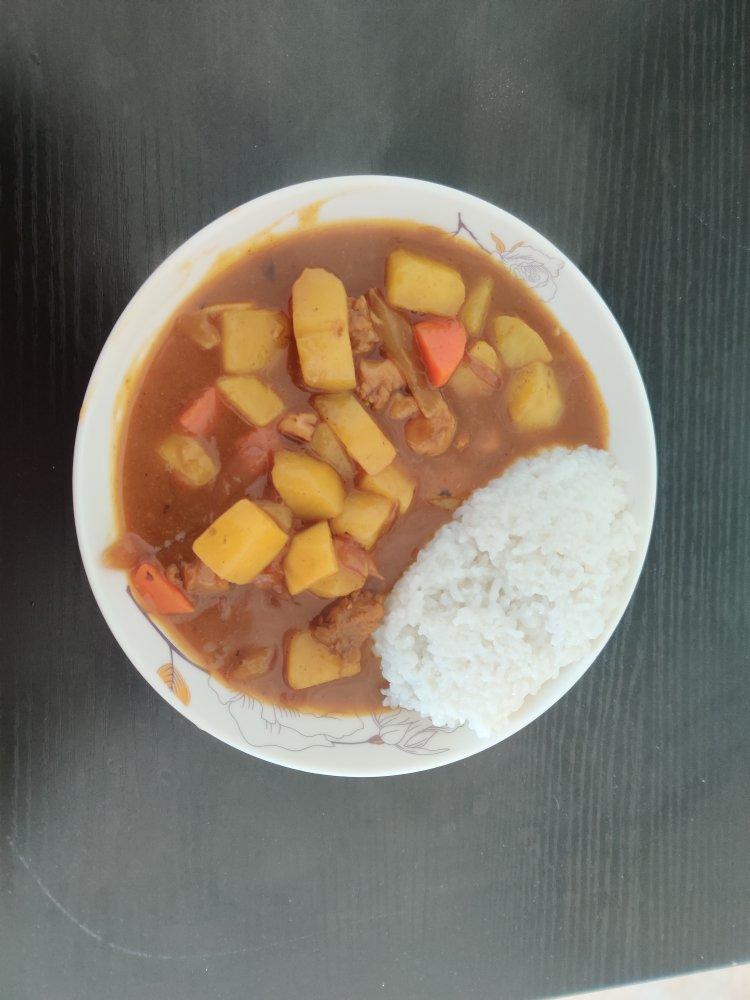 零失误咖喱鸡腿饭🍗