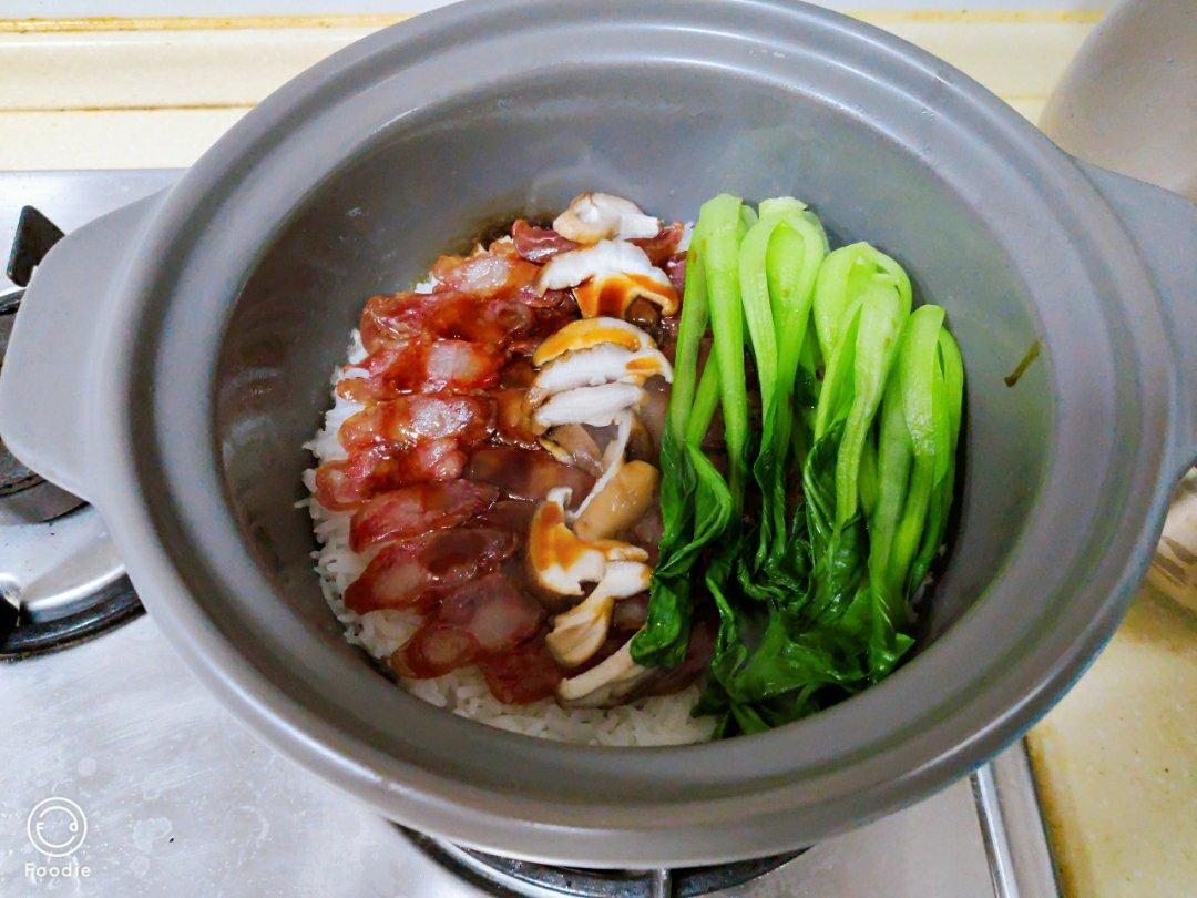 香喷喷的🍲腊肠煲仔饭（砂锅版）超简单神速