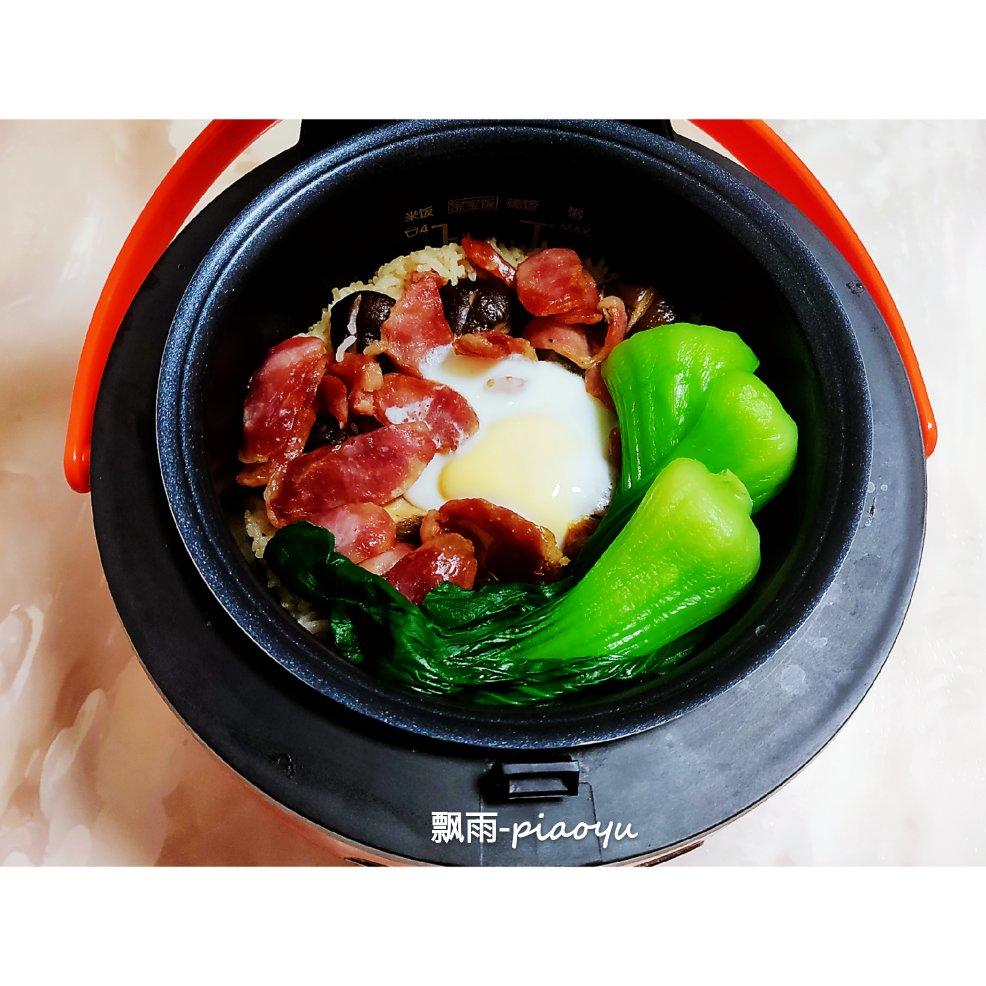 【九阳珐琅铁釜】喷香腊肠煲仔饭